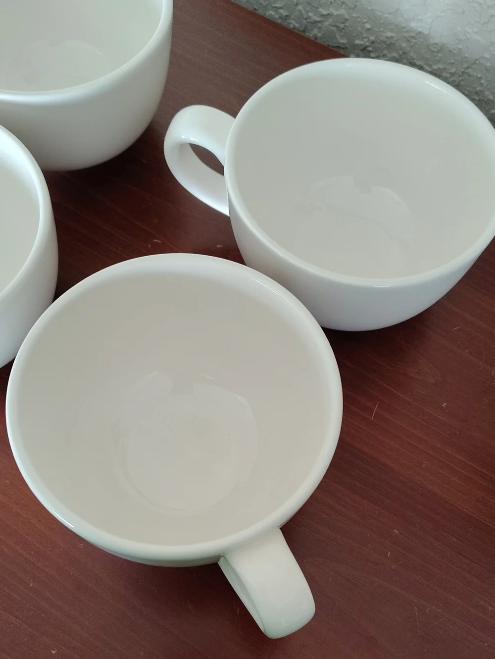 Pottery Barn Sauselito Mugs Set Of 4 Cream Color